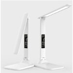 ⁦كشاف مكتب تاتش ب 3 اضاءات مختلفة مزود بساعة رقمية قابل للطي⁩ - الصورة ⁦8⁩