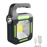 ⁦كشاف ميني محمول باضاءة بيضاء يعمل بالطاقة الشمسية للطوارئ والرحلات⁩ - الصورة ⁦7⁩