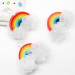 ⁦ليفة استحمام ناعمة على شكل مجسم قوس قزح⁩ - الصورة ⁦6⁩