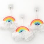 ⁦ليفة استحمام ناعمة على شكل مجسم قوس قزح⁩ - الصورة ⁦7⁩