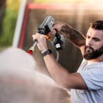 مضخة محمولة لغسيل السيارات تعمل بالضغط  بقوة 48 فولت - الصورة 4