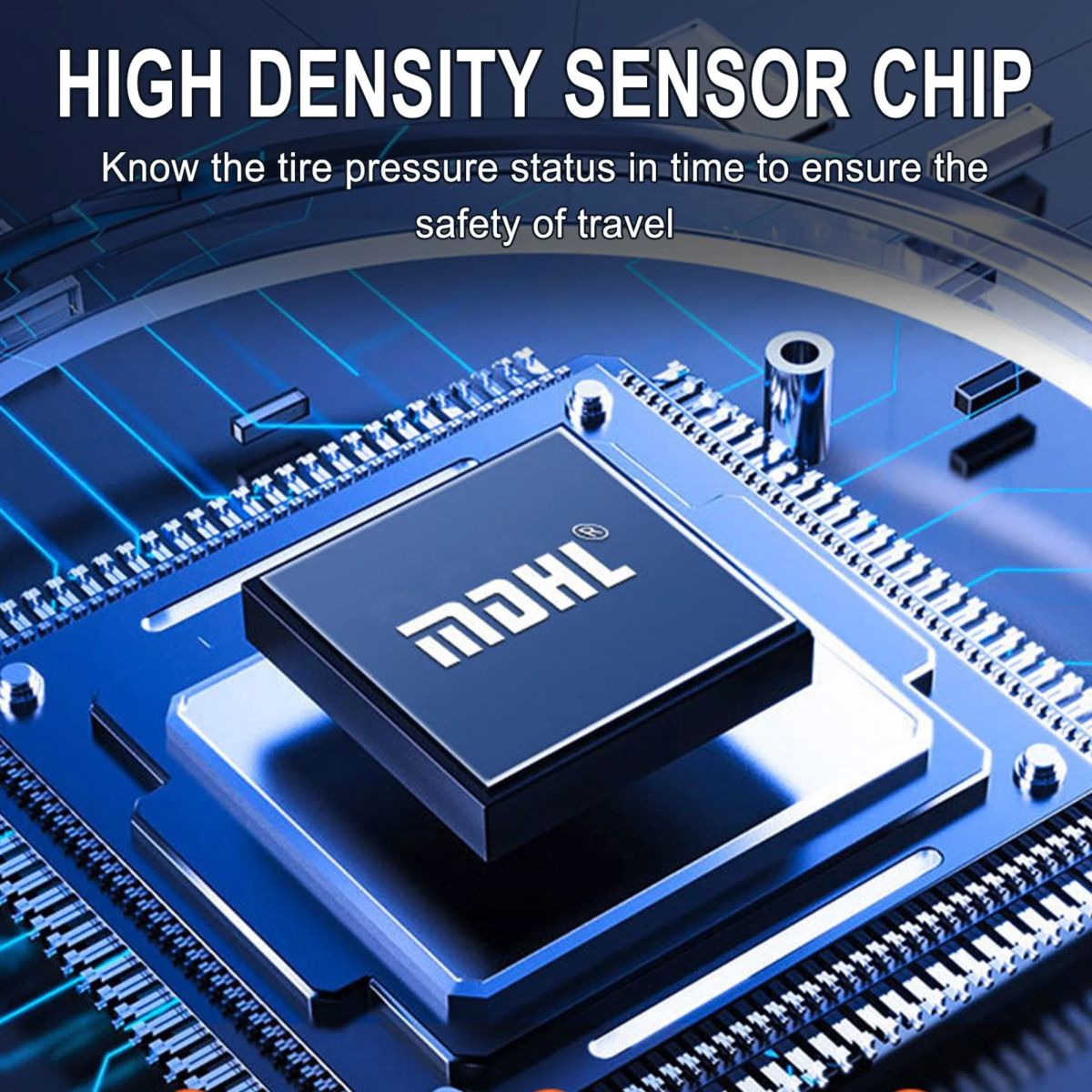 ⁦منفاخ كاوتش سيارة محمول بعداد ديجيتال دقيق ضغط قوي وبكشاف⁩ - الصورة ⁦5⁩