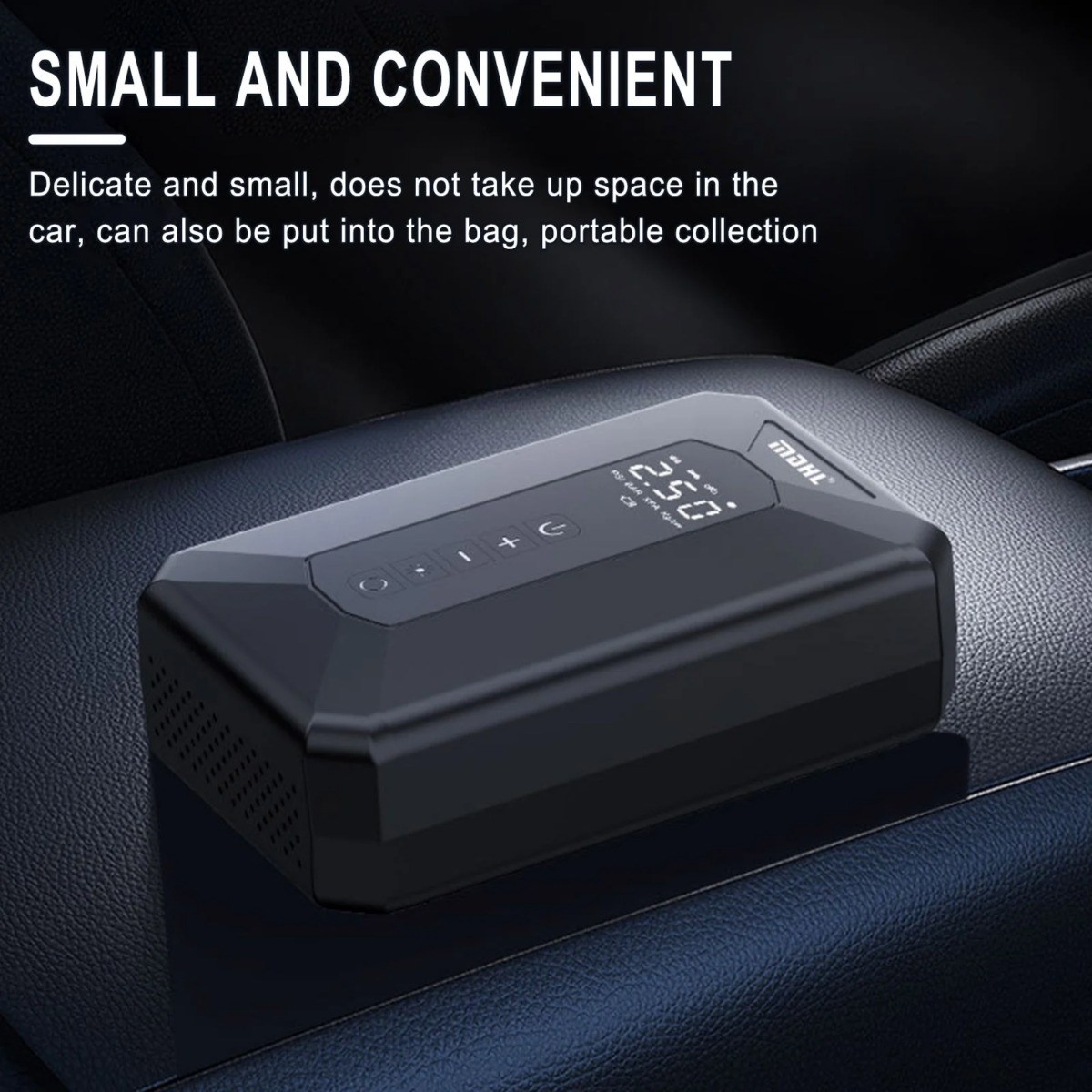 ⁦منفاخ كاوتش سيارة محمول بعداد ديجيتال دقيق ضغط قوي وبكشاف⁩ - الصورة ⁦8⁩