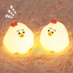 ⁦وناسة تاتش شكل كتكوت مع اضاءة ورم من السيليكون⁩ - الصورة ⁦9⁩