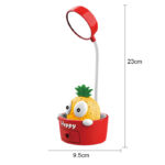 ⁦وناسة مكتب علي شكل جزرة بثلاث درجات اضاءة قابل لإعادة الشحن بيو اس بي⁩ - الصورة ⁦8⁩