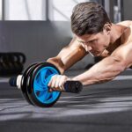 اداة تمرين وشد وتنحيف عضلات البطن مع سجادة لحماية الركبة