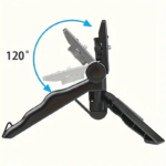 ⁦ترايبود لحمل الموبايل وتصوير الفيديوهات باضاءة وميكروفون عالي الجودة  مع جهاز تحكم عن بعد⁩ - الصورة ⁦6⁩