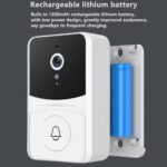 ⁦جرس باب بكاميرا سحرية للمراقبة عن بعد يعمل بالواي فاي لامان المنزل⁩ - الصورة ⁦5⁩