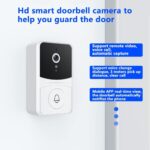 ⁦جرس باب بكاميرا سحرية للمراقبة عن بعد يعمل بالواي فاي لامان المنزل⁩ - الصورة ⁦6⁩