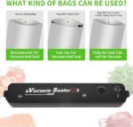 ⁦جهاز تغليف و تفريغ الهواء لحفظ الطعام 220 فولت⁩ - الصورة ⁦8⁩