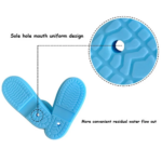 ⁦حامل سيليكون للاقلام و الموبيل و لفرش الأسنان على شكل حذاء المطر⁩ - الصورة ⁦9⁩