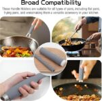 ⁦حامي مقبضى مطاطي سيليكون عازل للحرارة للطاسات⁩ - الصورة ⁦5⁩