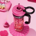 ⁦زجاجة ديتوكس 830 ملي بشاليموه لشرب المياة والعصائر الفريش⁩ - الصورة ⁦10⁩