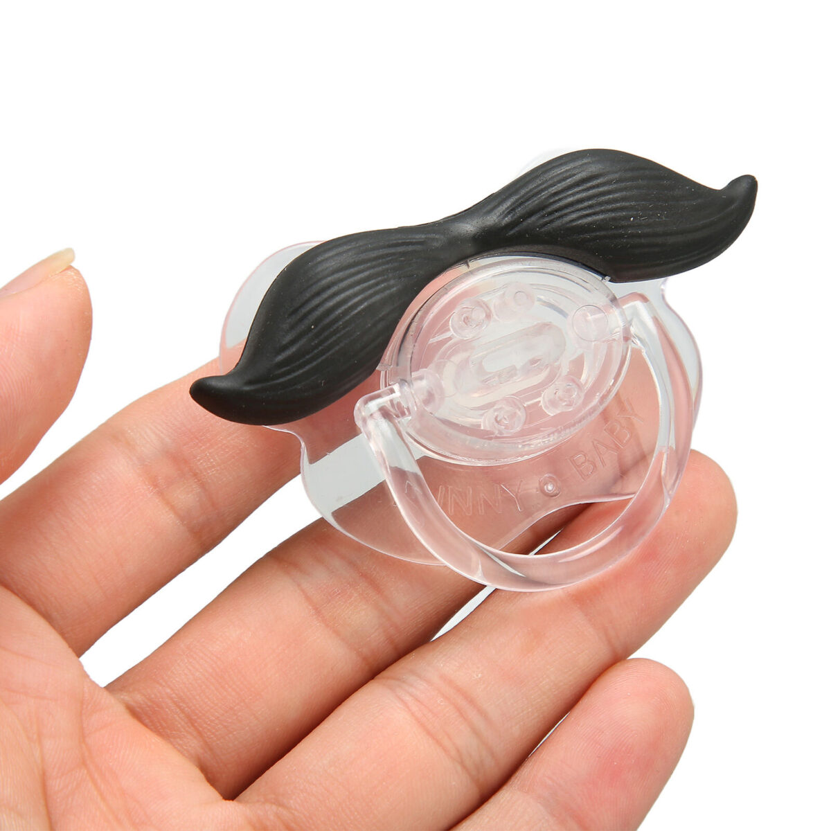 ⁦سكاتة ( تيتينا ) اطفال شكل شنب من السيليكون الامن علي الاطفال⁩ - الصورة ⁦2⁩