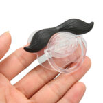 ⁦سكاتة ( تيتينا ) اطفال شكل شنب من السيليكون الامن علي الاطفال⁩ - الصورة ⁦2⁩