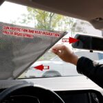 ⁦شماسة زجاج أمامي للسيارة لحجب حرارة الشمس والحفاظ من تشققات التابلوه⁩ - الصورة ⁦4⁩