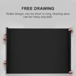 ⁦شماسة فامية للزجاج الأمامي للسيارة لحجب حرارة الشمس والحفاظ علي التابلوه من التشققات قابلة للسحب⁩ - الصورة ⁦5⁩