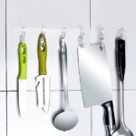 ⁦شماعة حوائط بـ6 هوكات ذاتية اللصق لتعليق الملابس أدوات المطبخ والحمام⁩ - الصورة ⁦6⁩