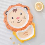 ⁦طقم طعام للاطفال 5 قطع شكل اسد كيوت⁩ - الصورة ⁦4⁩