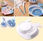 ⁦طقم طعام للاطفال 5 قطع شكل حوت كيوت⁩ - الصورة ⁦4⁩