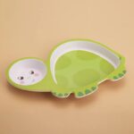 ⁦طقم طعام للاطفال 5 قطع شكل سلحفاه كيوت⁩ - الصورة ⁦3⁩