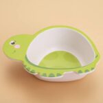 ⁦طقم طعام للاطفال 5 قطع شكل سلحفاه كيوت⁩ - الصورة ⁦4⁩