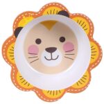 ⁦طقم طعام للاطفال شكل اسد 5 قطع⁩ - الصورة ⁦6⁩