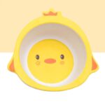 ⁦طقم اطباق شكل الكتكوت الكيوت 5 قطع⁩ - الصورة ⁦3⁩