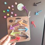 ⁦طقم مغناطيس ثلاجة شكل أسهم  6 قطع بالوان مختلفة⁩ - الصورة ⁦2⁩