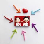 ⁦طقم مغناطيس ثلاجة شكل أسهم  6 قطع بالوان مختلفة⁩ - الصورة ⁦4⁩