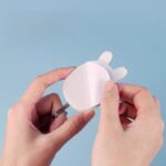 طقم هوك 2 قطعة لاصقة شكل قطة لتعليق المفاتيح - الصورة 3