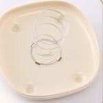 ⁦علبة مناديل بحامل للميك اب والاكسسورات مناسبة لغرف النوم والاطفال والليفنج⁩ - الصورة ⁦7⁩