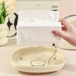 ⁦علبة مناديل بحامل للميك اب والاكسسورات مناسبة لغرف النوم والاطفال والليفنج⁩ - الصورة ⁦8⁩