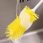 ⁦فرشة كهربائية لتنظيف زجاجات المياة وببرونات الأطفال ب 3 رؤوس مختلفة⁩ - الصورة ⁦2⁩