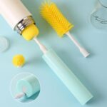 ⁦فرشة كهربائية لتنظيف زجاجات المياة وببرونات الأطفال ب 3 رؤوس مختلفة⁩ - الصورة ⁦10⁩