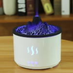 ⁦فواحة مضيئة علي شكل بركان لتعطير وترطيب المنزل بخزان 500 ملي⁩ - الصورة ⁦6⁩