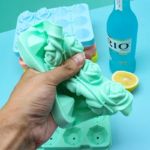 ⁦قالب ثلج سيليكون ثري دي شكل وردة وكرستالة لعمل الحلويات والقهوة المثلجة⁩ - الصورة ⁦4⁩