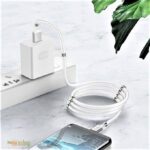 ⁦كابل ايفون يو اس بي سريع تصميم مغناطيسي ملتوي لمنع التلف⁩ - الصورة ⁦2⁩