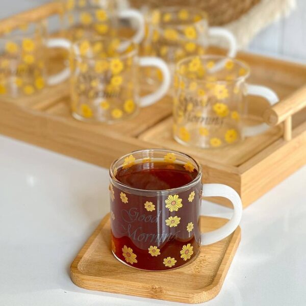 طقم كوبايات ميني  100 ملي جود مورينج بيد لشرب وتقديم القهوة