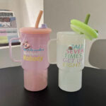 ⁦مج زجاج 900 ملي بيد و شاليموه لشرب العصائر والمشروبات الساخنة⁩ - الصورة ⁦5⁩