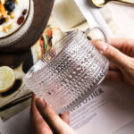 ⁦مج زجاج كريستال منقوش 400 ملي بيد لتقديم الزبادي و الكورن فليكس⁩ - الصورة ⁦8⁩