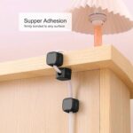 مشبك مغناطيسي لاصق لتنظيم الاسلاك والكابلات 6 قطع - الصورة 6