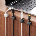 مشبك مغناطيسي لاصق لتنظيم الاسلاك والكابلات 6 قطع - الصورة 9