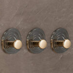 ⁦مقبض جولد 3 قطع بديل ليد الدواليب والأدراج بلزق دبل فيس قوي⁩ - الصورة ⁦2⁩