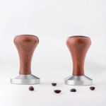 ⁦مكبس اسبريسو ستانلس ستيل بمقبض خشبي⁩ - الصورة ⁦6⁩