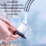 ⁦مكنسة كهربائية لاسلكية محمولة للسيارة  قابلة للشحن بيو اس بي⁩ - الصورة ⁦5⁩