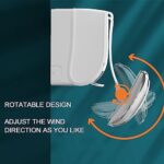 ⁦موزع هواء تكييف قابل للتعديل والتمديد مزود بمروحتين لتوزيع الهواء بشكل أفضل⁩ - الصورة ⁦4⁩