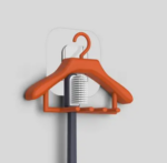 ⁦هوك شكل شماعة لحامل فرش الاسنان بلصق دبل فيس للتعليق⁩ - الصورة ⁦3⁩