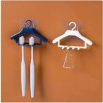 ⁦هوك شكل شماعة لحامل فرش الاسنان بلصق دبل فيس للتعليق⁩ - الصورة ⁦10⁩