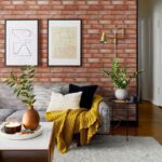 ⁦ورق حائط ثري دي لاصق شكل طوب حجري بديل الدهانات⁩ - الصورة ⁦5⁩